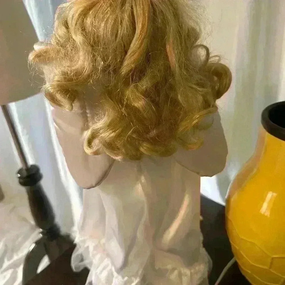 Vintage ELCO Motion-ettes Blonde Hair Christmas Angel - Tested and Working. - Picture 5 of 10